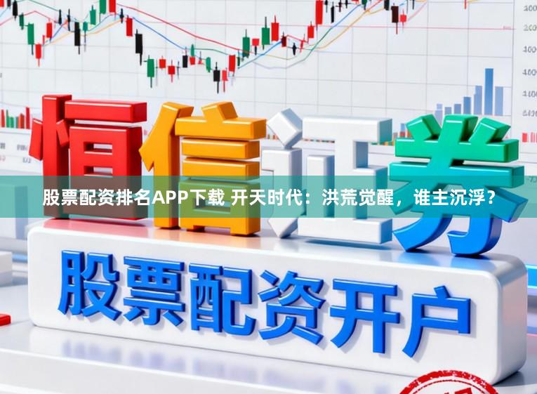 股票配资排名APP下载 开天时代：洪荒觉醒，谁主沉浮？