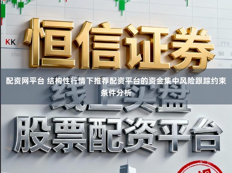 配资网平台 结构性行情下推荐配资平台的资金集中风险跟踪约束条件分析